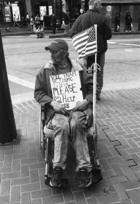 homeless american
